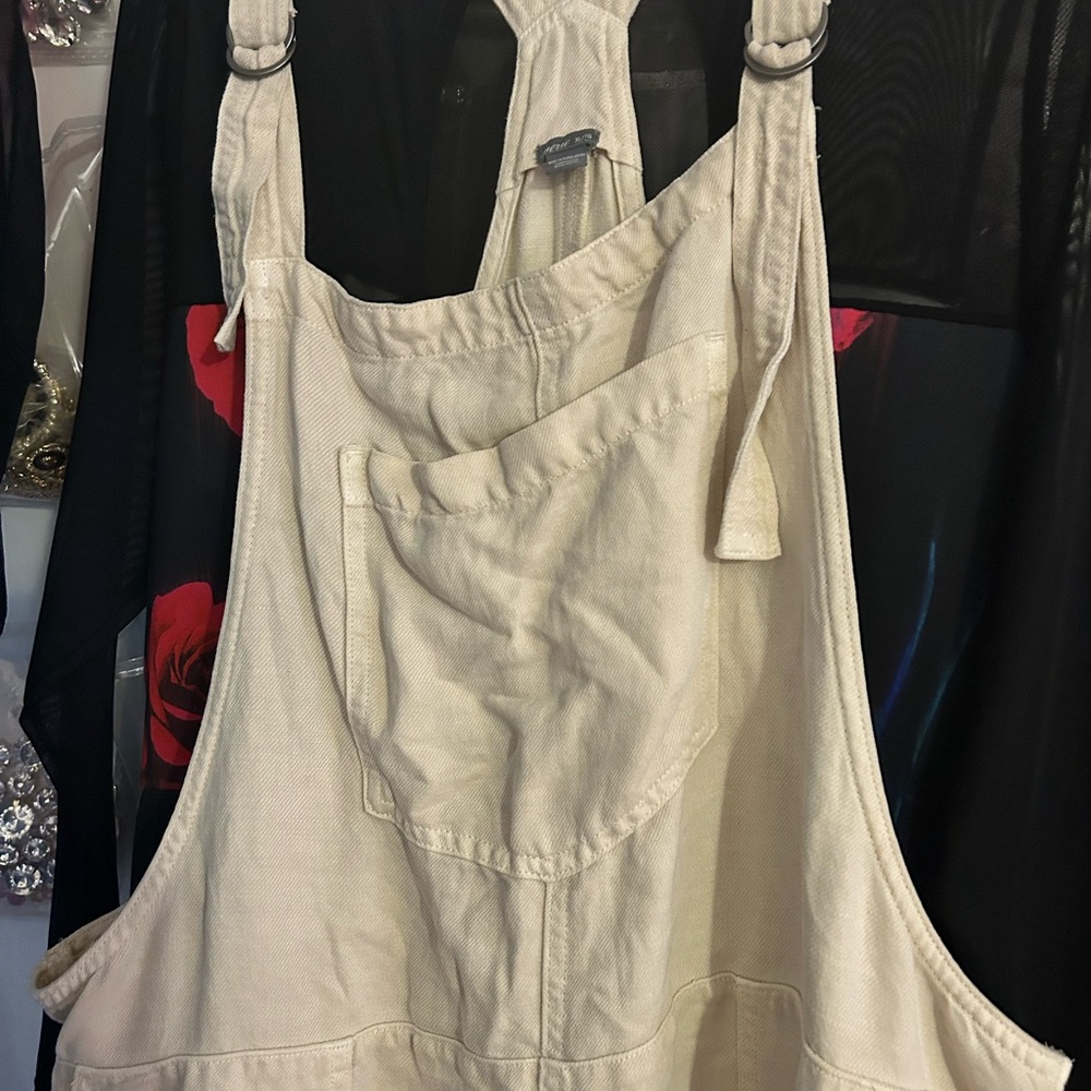 AERIE Stylish Cream Jumpsuit - Picture 2 of 4